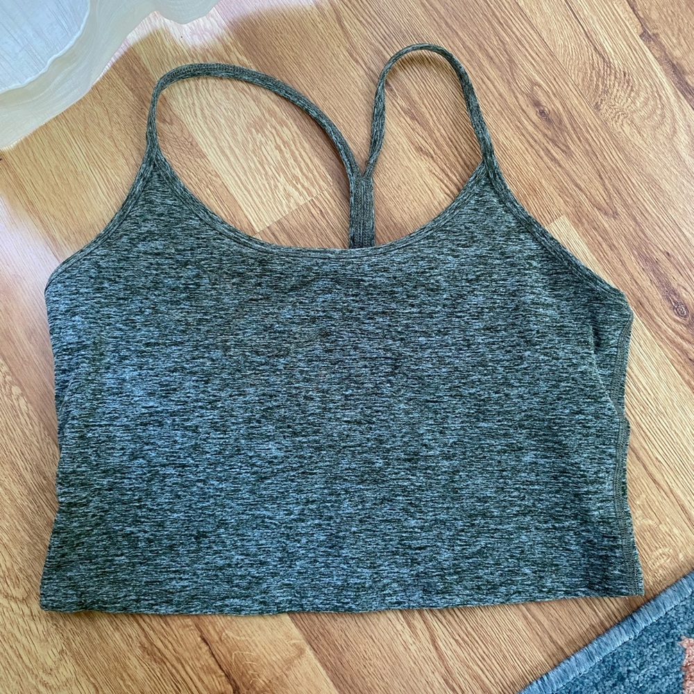 Spacedye Slim Racerback Cropped Tank